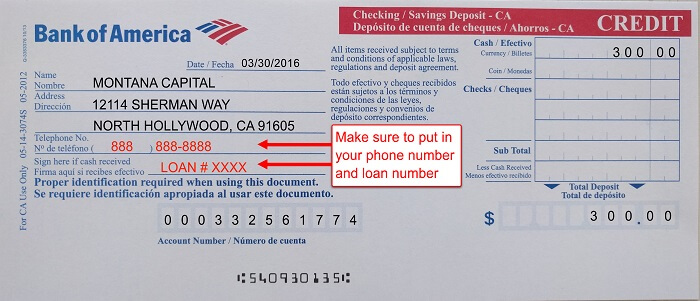 bank of america phone number to pay bill