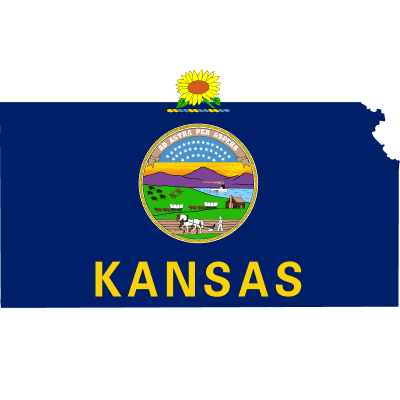 Kansas Flag, USA