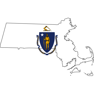 Massachusetts Flag, USA