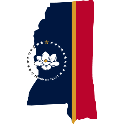 Mississippi Flag, USA