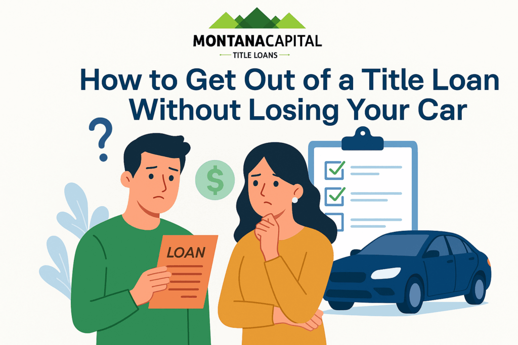 Get Out of a Title Loan Without Losing Your Car