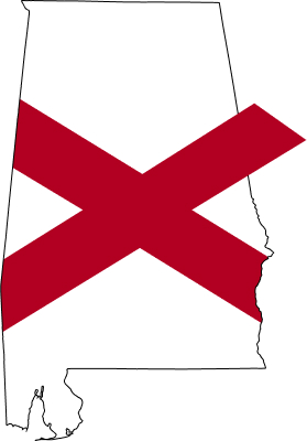 Alabama Flag, USA