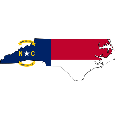 North-Carolina Flag, USA