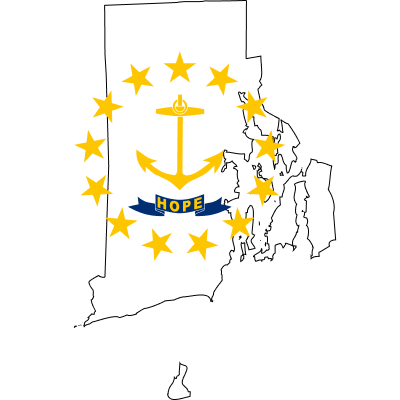 Rhode-Island Flag, USA