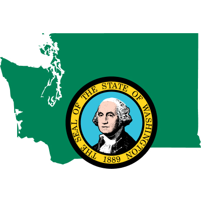 Washington Flag, USA