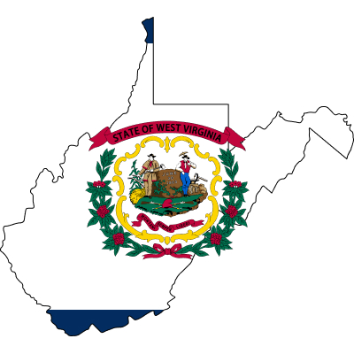 West-Virginia Flag, USA